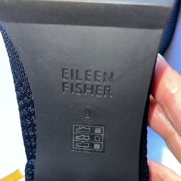Eileen Fisher Heeled Boots Womens Size 9M Black Stretch Knit Sustainable Design - Picture 12 of 15